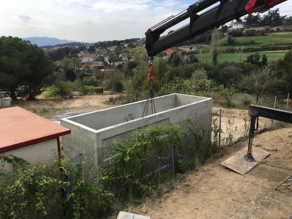 Deposito de agua hormigon 11000 litros
